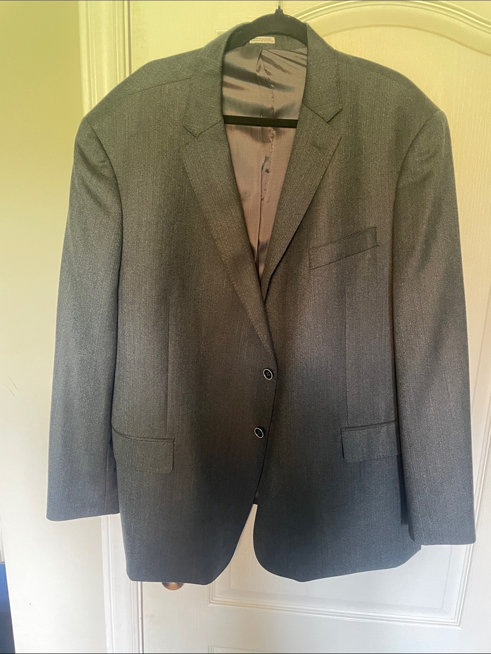 Joseph Abboud Charcoal Gray Two-Button Sport Coat